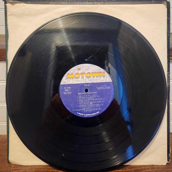 ❤️MICHAEL JACKSON'S BEN  ALBUM.  BEN IS HIGLY COLLECTABLE! ♥️. - Picture 5 of 8